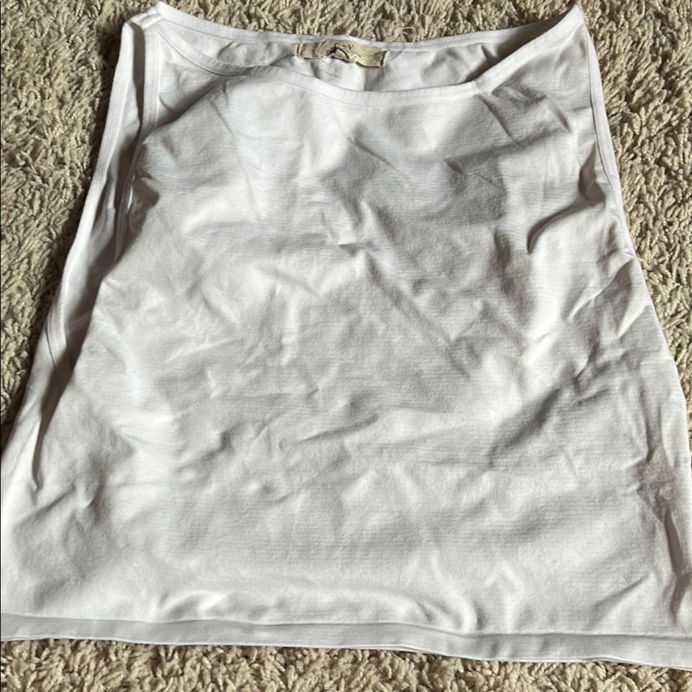 White Sleeveless Top